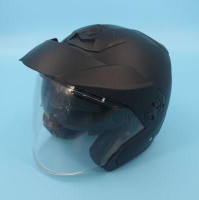 Motorcycle Accessory Safety Protector ABS Open Face Jet Helmet Full Face Half Modular F310 with DOT &amp; ECE 22.06 Carbon