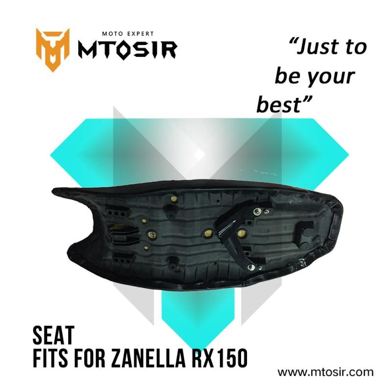 Mtosir High Quality Black Seat for Zanella Rx150 Leather Plastic YAMAHA Motorcycle Spare Parts Motorcycle Accessories Rear Seat
