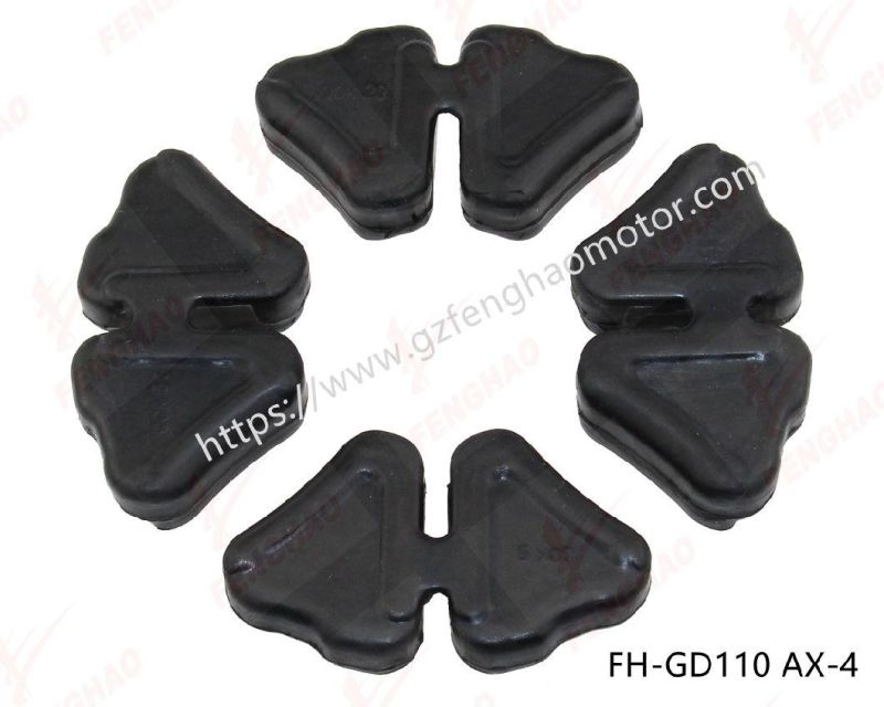 Good Quality Motorcycle Spare Parts Cushion Rubber Suzuki Gn125/Ax100/Gd110/Ax-4/GS125