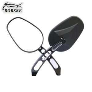 Adjustable 8mm Motorcycle Side Mirror Tapered Mirrors for Harley
