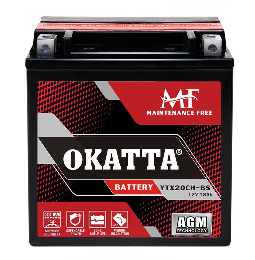 Ytx20CH-BS AGM Maintenance Free Motor Motorcycle Battery 12V 18ah