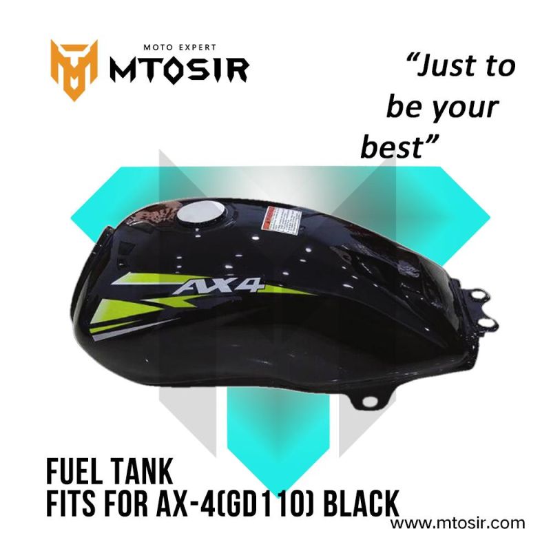 Mtosir Fuel Tank for Suzuki Ax-4 (GD110) Ax100 High Quality Oil Tank Gas Fuel Tank Container Motorcycle Spare Parts Chassis Frame Part Motorcycle Accessories