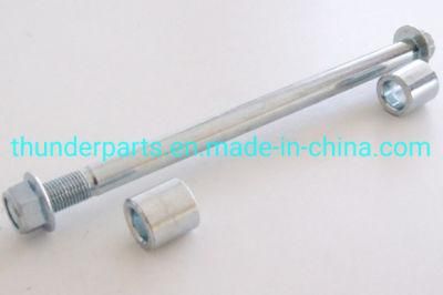 Motorcycle Axle Wheel Swingarm/Eje De La Rueda Barculante Tijera Pernos Rueda Delantero 12X200mm Incluye Bocin Honda CB110