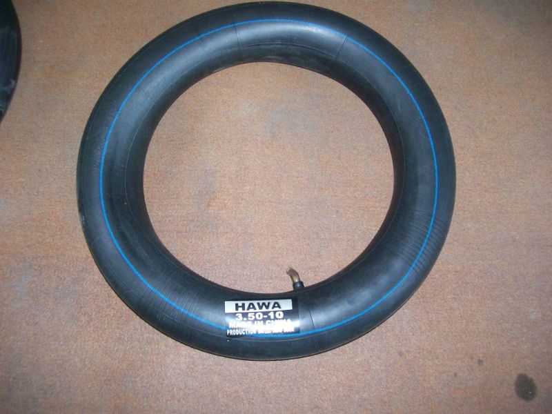 High Elogation High Strength Tensile Natural Rubber Motorcycle Inner Tube (3.50-10)