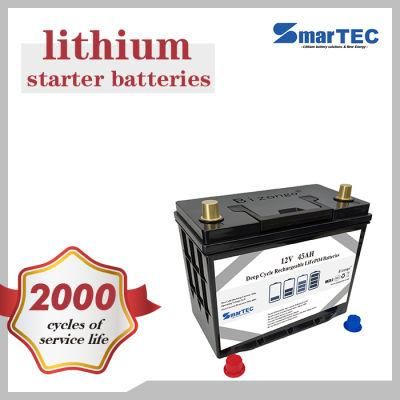 Rechargeable 12V 45ah Power Lithium Ion Battery for Electrical Vehicle with BMS