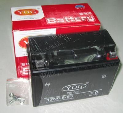 Yog Motorcycle Parts Motorcycle Battery for Yb6.5L-BS Cg125 (Maintenance Free)