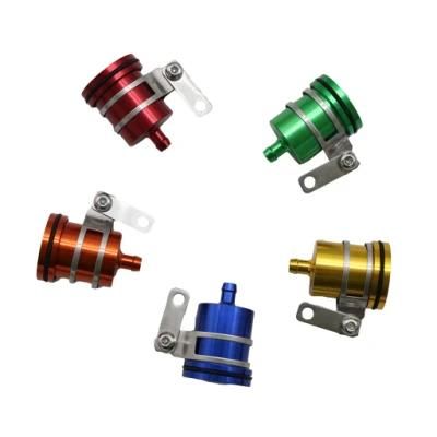 Universal Motorcycle Modified CNC Aluminum Alloy Upper Pump Oil Pot Brake Clutch Oil Tank