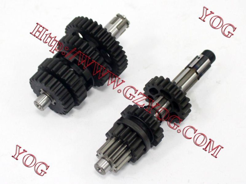 Yog Motorcycle Spare Parts Transmission Gears Complete for Bajajboxer, Cg200, Tvs Star