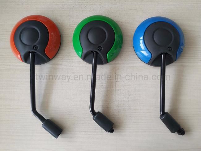 Motorcycle Part Round Colorful Rear-View Back Rear Side Mirror
