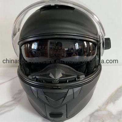 2022 New Style Electric Shield Flip up Helmet with ECE&amp; DOT Certification