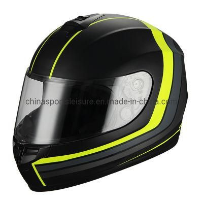 Low Price PC Single Visor Full Face Motorcycle Helmet with DOT Certification