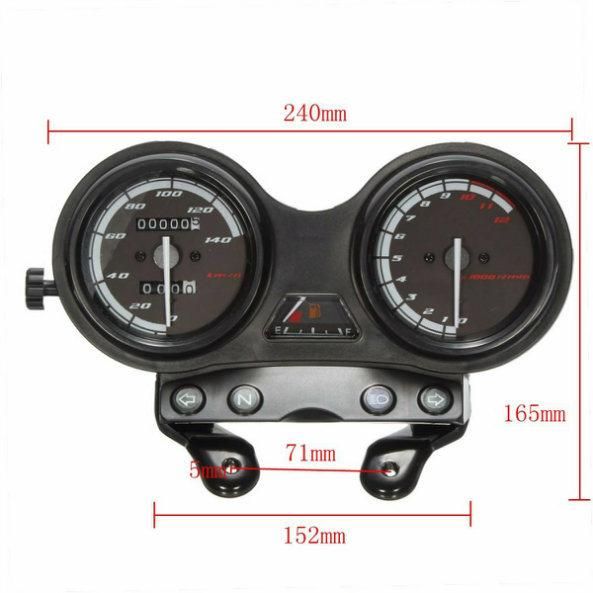 Ybr125ED-06 Tachometer Instrument Speedometer Motorcycle Parts