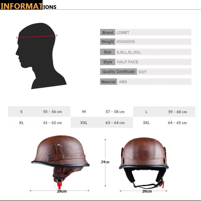 German Helmets ABS Material