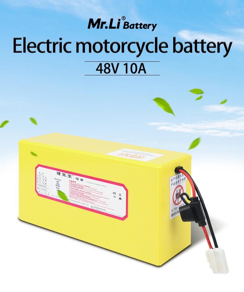 48V 10ah Lithium Ion Battery Rechargeable E-Bike Battery