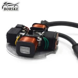 Borske Motorcycle Cycle Magneto Generator Engine Half Full Wave Stator Coil Fit for Piaggio Vespa 50