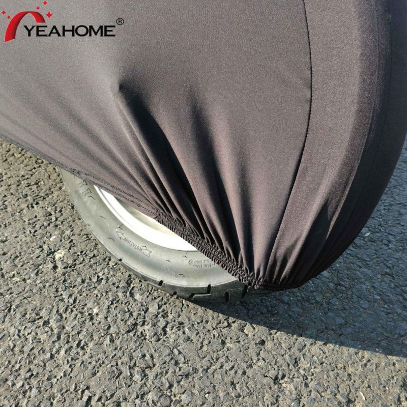 Upgrade Heavy Weight Soft Elastic Fleece Dust-Proof Indoor Motorcycle Cover