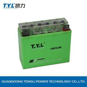 12V7ah/ 12n7b-BS Lead-Acid Motorcycle Power Battery OEM Color