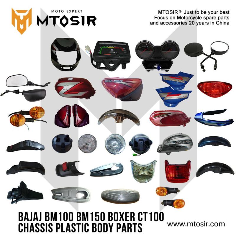 Mtosir Motorcycle Bajaj Boxer CT Face Cover, Headlight Cover Chassis Plastic Parts High Quality Face Cover