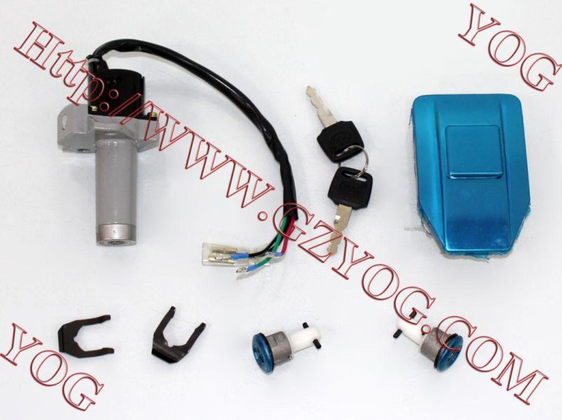 Yog Spare Parts Motorcycle Bajaj Boxer Tvs Key Ignition Switch Bros150 Nxr Cg125 Biz125 Scooter Gy6 Wave110 Ybr125 Ft125 Ds150 Vs90 CS125 Cgl125 Gl125 Titan150