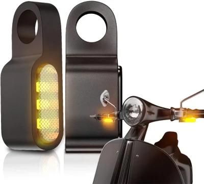 Signal Motorcycle LED Lights Blinker, Mini Turn Signal Motorcycle LED Amber Indicator Motorbikes Motorcycle Handlebar Light