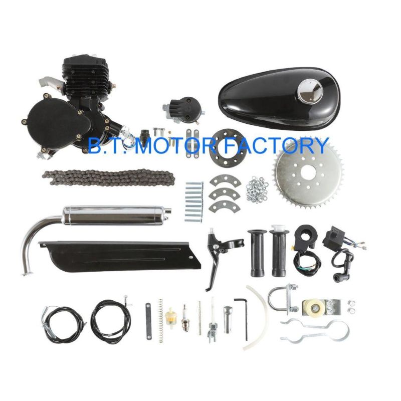 Flying Horse Branding Black Color Two Pieces Cylinder 80cc Bicycle Engine Kit Bike Engine Kit