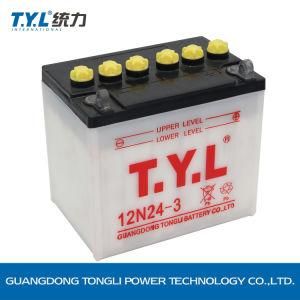 Tyl 12n24-3 12V24ah White Color Water Motorcycle Battery