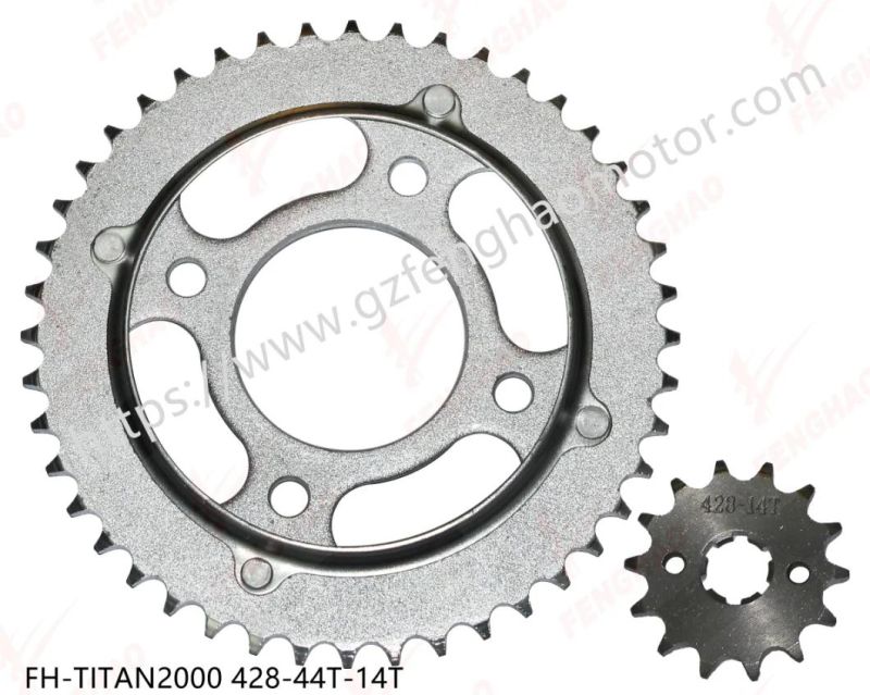 Hot Sale Motorcycle Parts Sprocket Kit for Honda Jd125/Cgl125/Titan2000