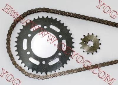 Motorcycle Transmission Sprocket Chain Kit De Traccion Fz-16 125cc