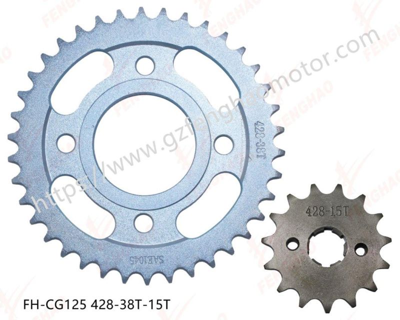 Good Quality Motorcycle Spare Parts Sprocket Kit Honda Cg125