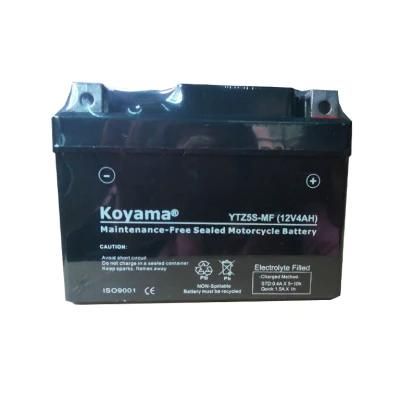 Ytz5s (MF) 12V 5ah Cambodia/Indonesia/Malaysia Powersport Motorcycle Scooter ATV Battery Onselling