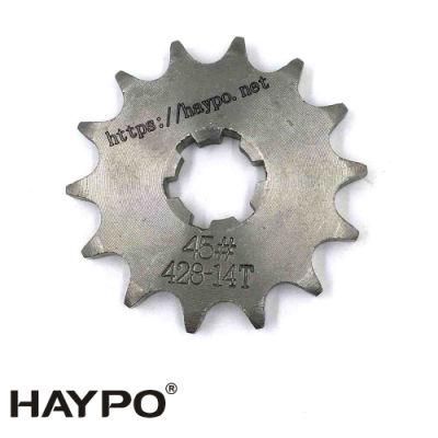 Motorcycle Parts Front Sprocket for YAMAHA Dt125 / 93822- 15065 / 93822- 16093