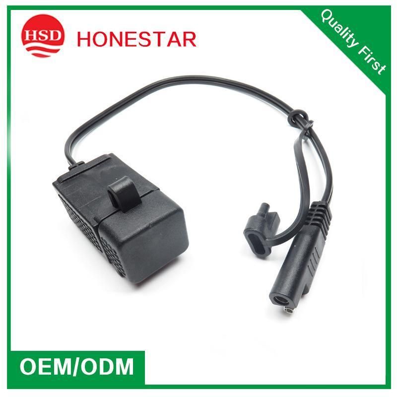 Motor Charger Dual USB Output 5V 3.1A Connection Cable SAE