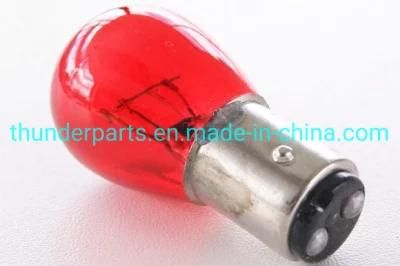 Motorcycle Bulb/Bombilla Lampara Foco Stop 12V 21 5W Bay15D S25 L Rojo Luz Roja 2p