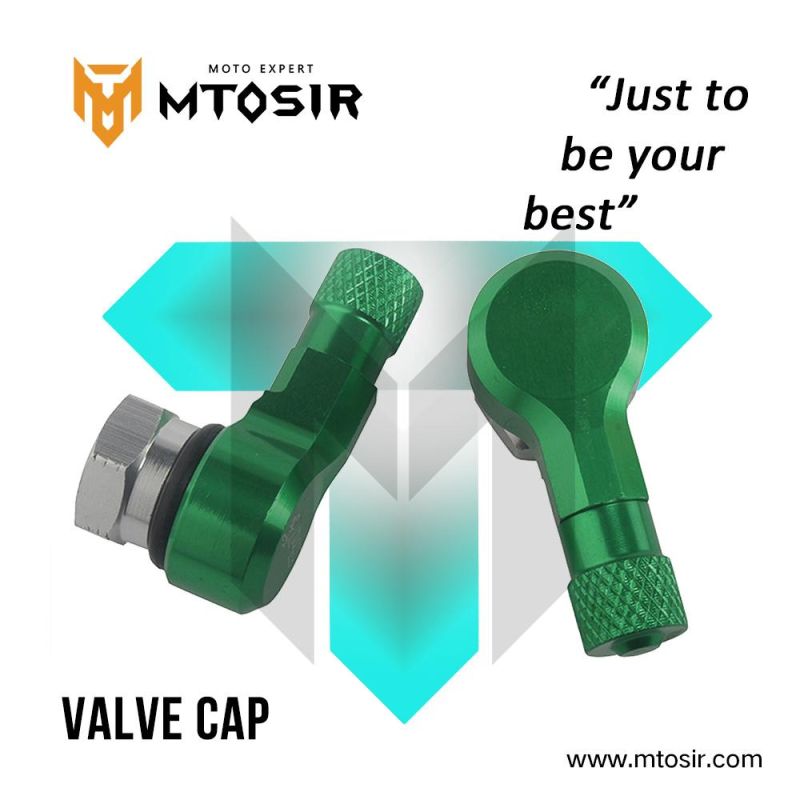 Mtosir High Quality Professional Motorcycle Spare Parts Accessories Valve Cap CNC Machining Custom Wheel Tire Valve Cap Valve Stem Cap Universal 90 Degree