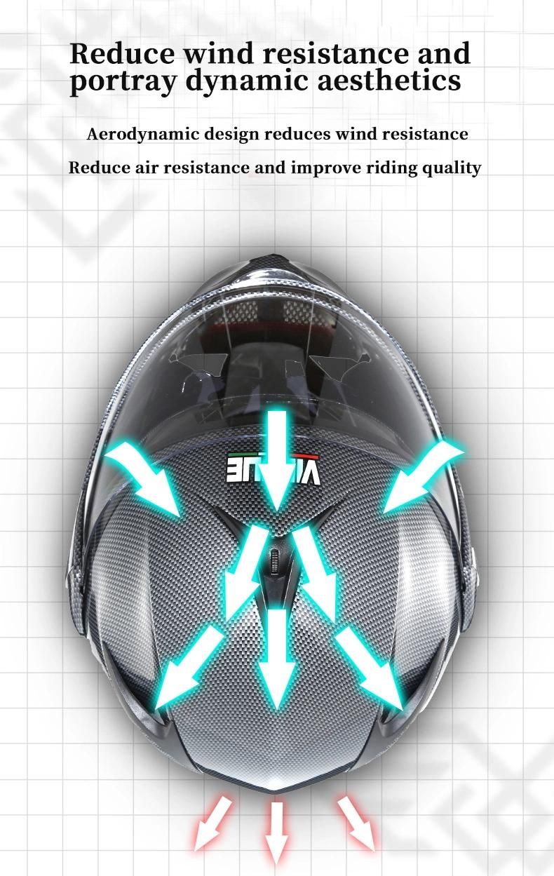 Factory Low Price Hot Selling Bluetooth Imitation Carbon Fiber Silver Plated Mirror Motorcycle Helmet Helmet Motorcyclefull Face Motorcycle Helmet