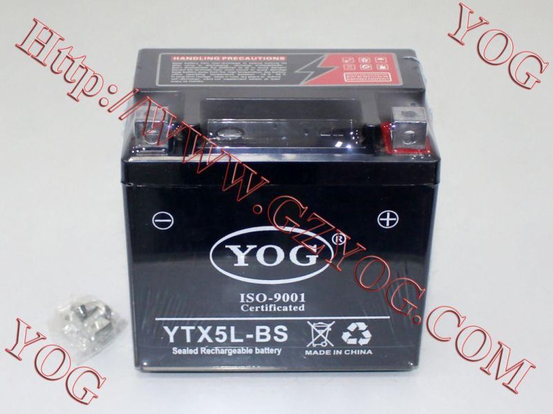 Yog Motorcycle Power Supply Recharge Battery for 6n4-BS, 12n7a-BS, 12n5-BS