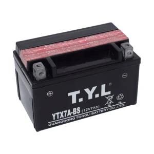 12V7ah/ Ytx7a-BS Dry-Charged Maintenance Free Lead Acid Motorcycle Battery for Scooter