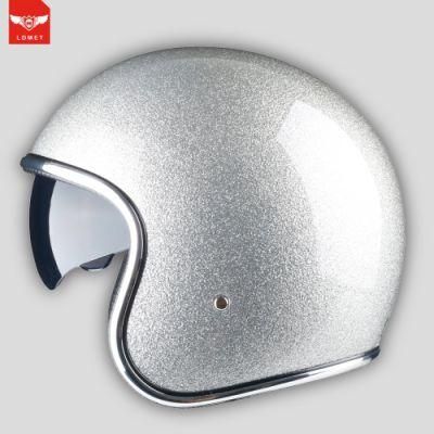 Motorcycle Helmet Jet Open Face Helmet with Lens Cascos PARA Moto Vintage Pilot Cafe Racer Etro Cruise