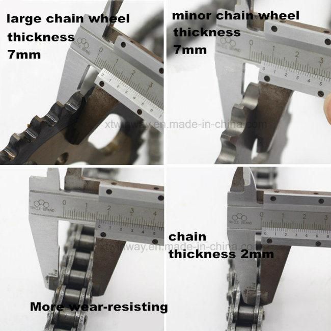 Cg125 428h Bush Chain Motorcycle Parts with Chain Wheels