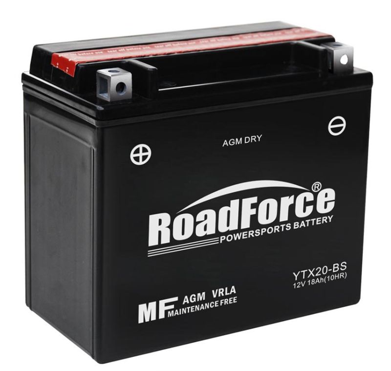 Ytx20-BS Roadforce Maintenance Free Mf Motorcycle Battery Yuasa 12V 20ah