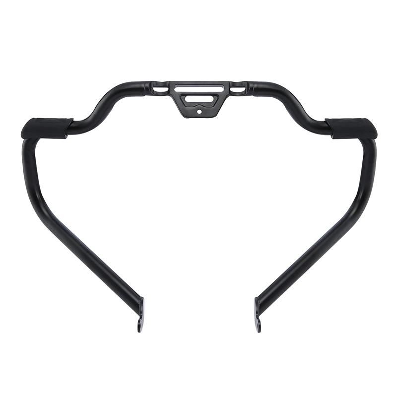 Xf2906b17-MB Matte Black Mustache Engine Guard Crash Bar Fit for Harley Softail Models 18-20