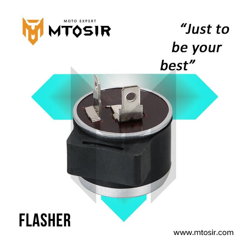 Mtosir High Quality Motorcycle Electrical Flasher Fit for Cg125 Cgl125 Gn125 Ax100 Biz 125 Bajaj Scooter Universal Motorcycle Accessories Black