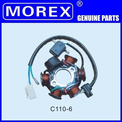 Motorcycle Spare Parts Accessories Morex Genuine Coil Stator &amp; Rotor Magneto C110 Original Suzuki YAMAHA Bajaj Vespa