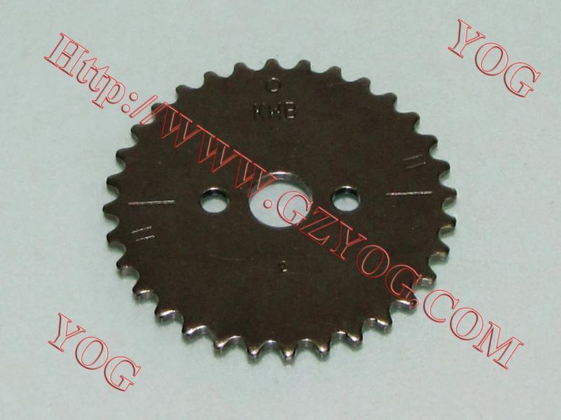 Motorcycle Spare Parts Timing Sprocket Camshaft Sprocket Tvs Star CB125ace CB110