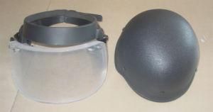 Steel Bulletproof Helmet with Veil (SDMA-6D)
