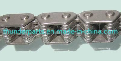 Motorcycle Chain Sprocket Set/Cadena De Tiempo/Motor/Traccion/Timing Chain/Moto Repuestos 25h/2X3/3X4/420/428/428h Cbx125, 4X4X76L