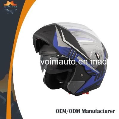 Motorbike Helmet Cheaper Top Flip up Helmets Mt with Double Visor DOT