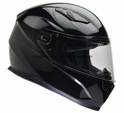 Solid ABS Double Visor Full Face Motorcycle Helmet with ECE&DOT