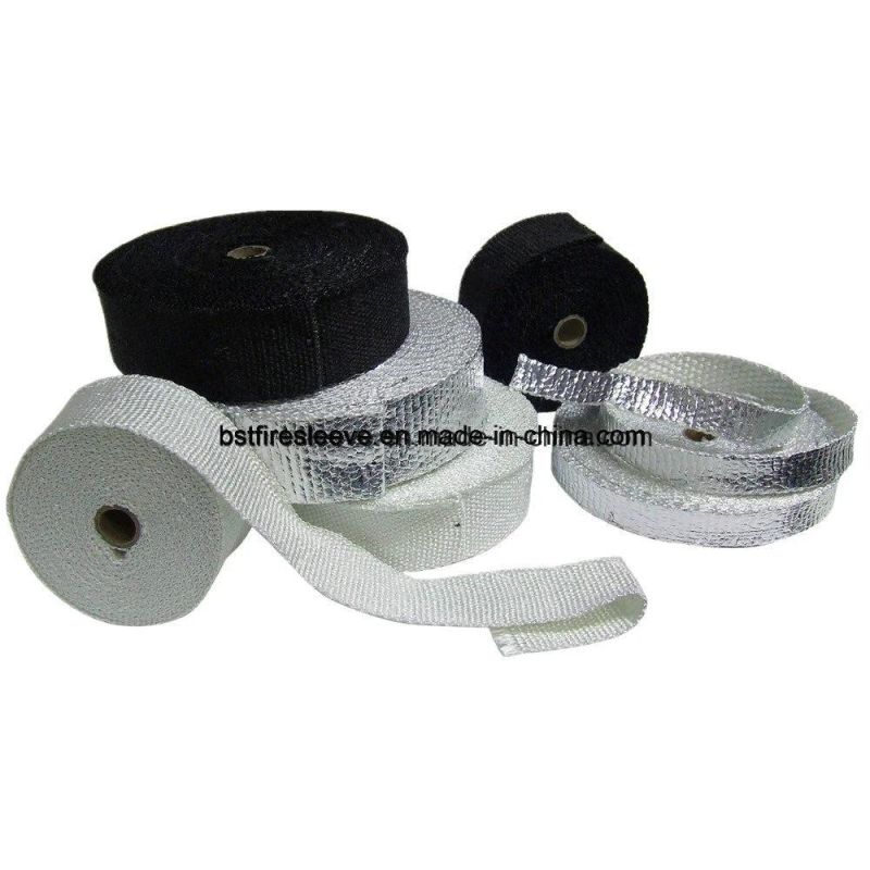 High Temperature Aluminum Foil Fiberglass Heat Wrap Tape