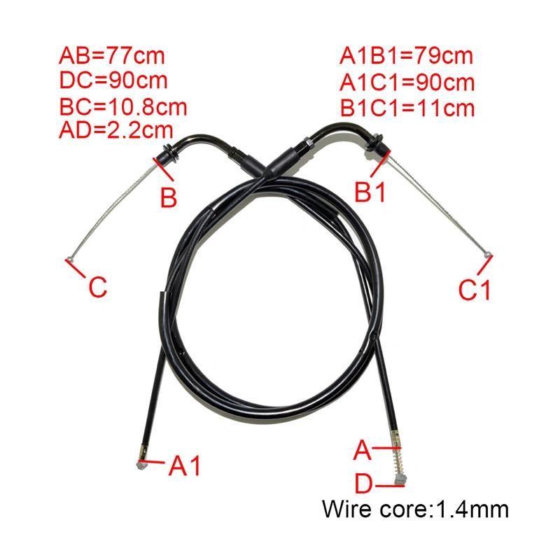 Motorcycle Parts Throttle Cable for Harley Davidsion Sportster XL883 XL1200